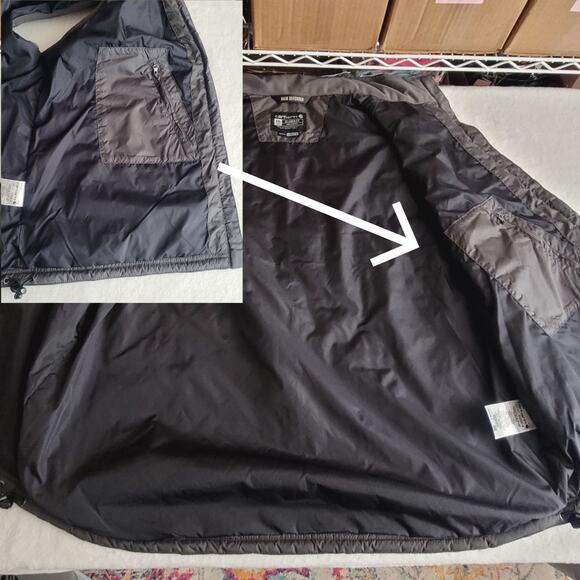 NWT Carhartt 2XL Shadow Gray Rain Defender Nylon Insulated Mock Neck Vest Hiking - Picture 5 of 9